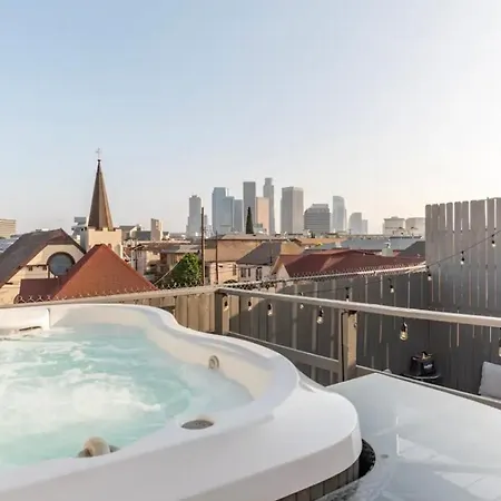 Gorgeous Dtla W/ View + Hot Tub! Villa Los Angeles Exterior photo
